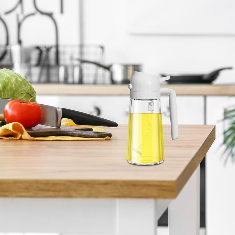 Pulse™ 2-i-1 Oljespruta och Oljedispenser med Dubbla Funktioner, Utan Spill