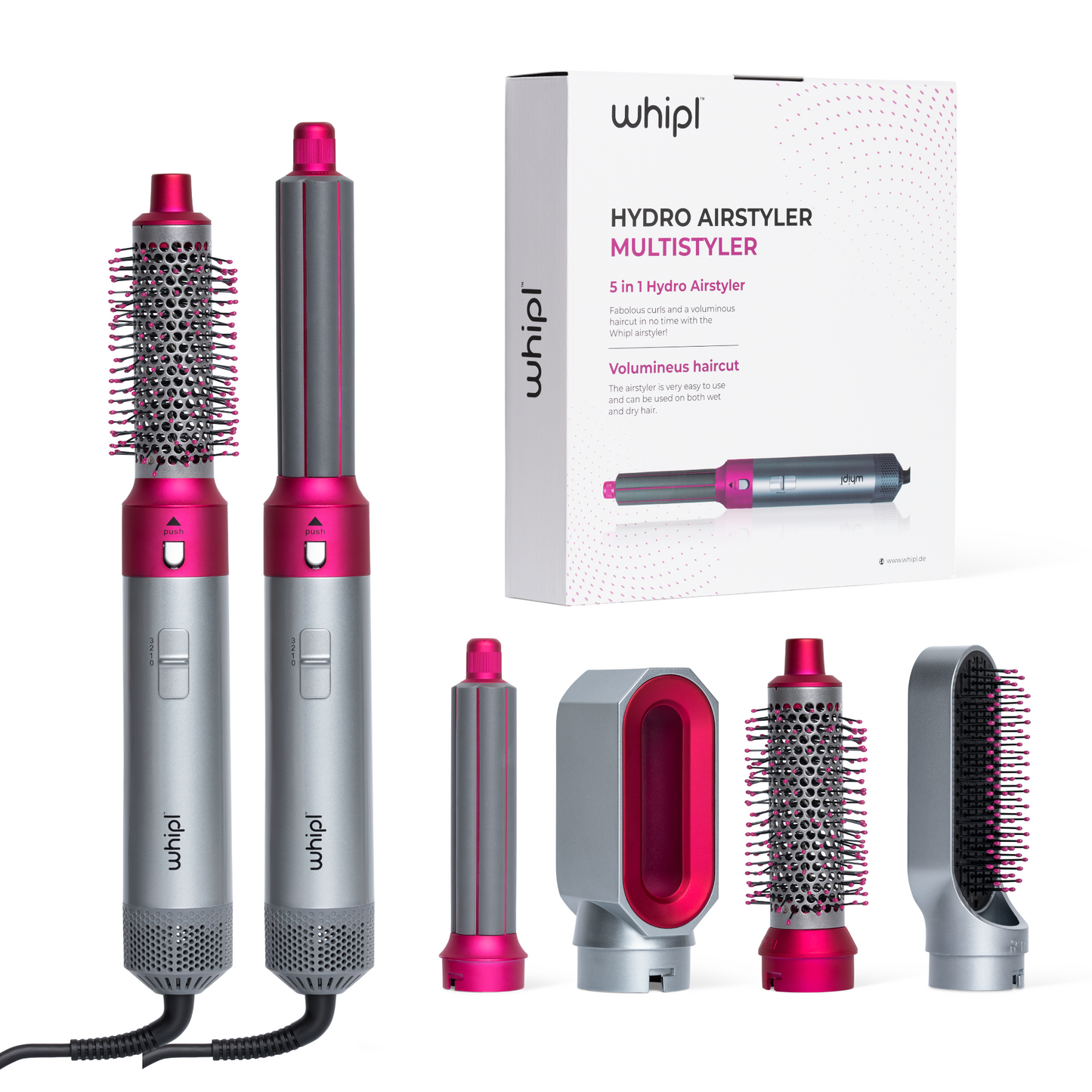 Whipl™ AirStyler + GRATIS opzetstycken