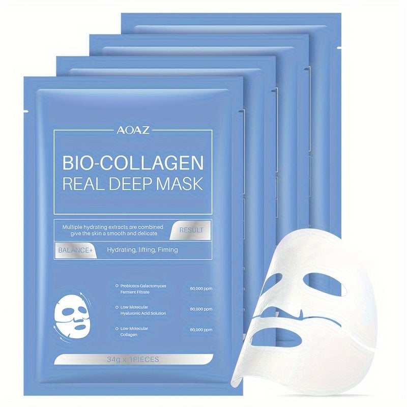 HydraCare™ Bio-Collagen Mask | Omedelbar Återfuktning och Synlig Hudförnyelse