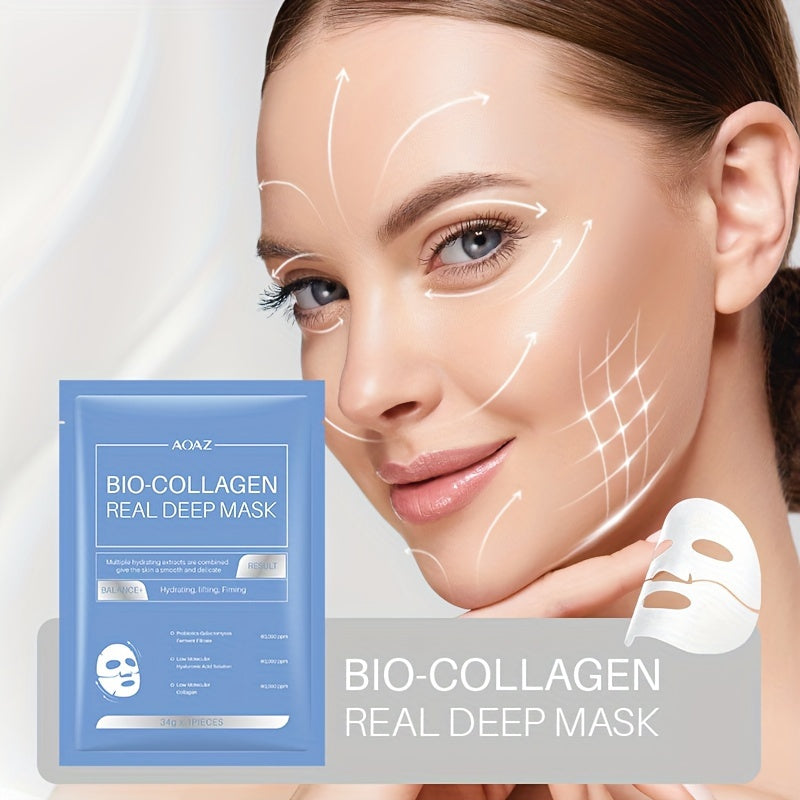 HydraCare™ Bio-Collagen Mask | Omedelbar Återfuktning och Synlig Hudförnyelse