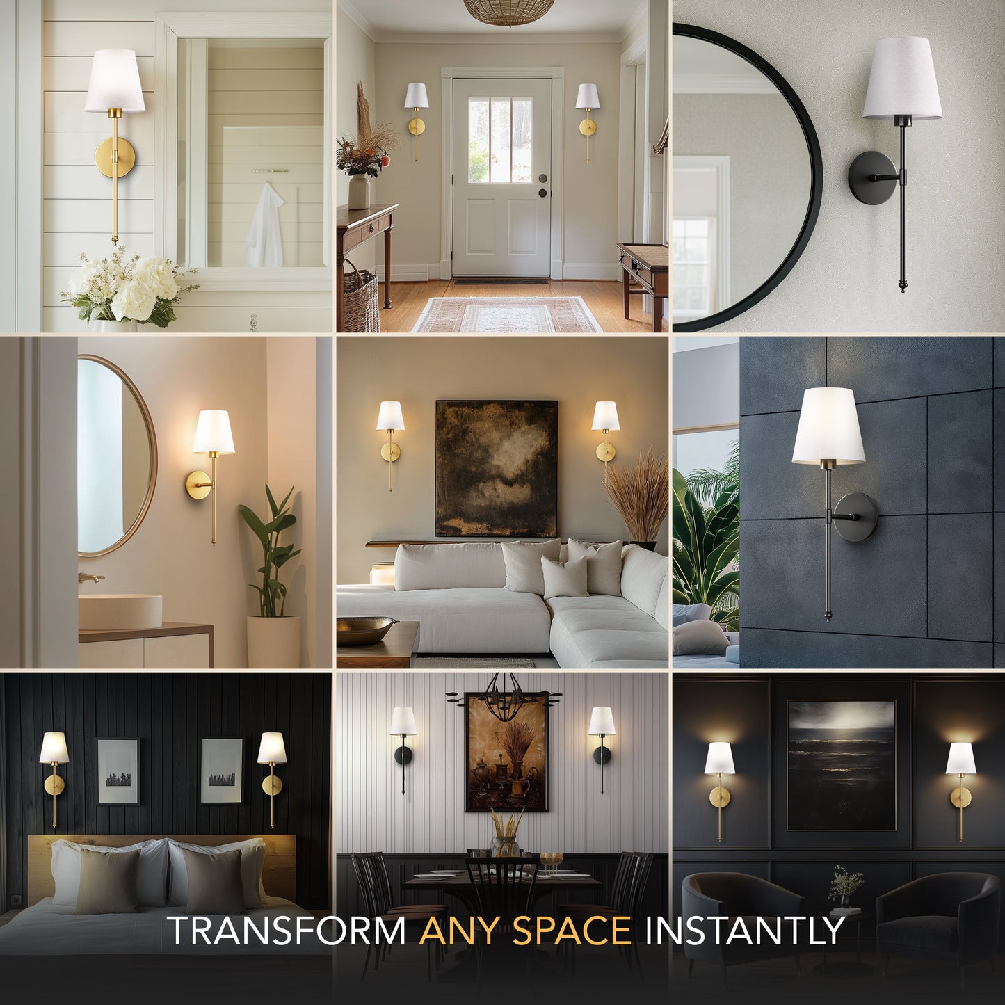 Lum Lux™ Trådlösa Vägglampor (Set om 2)
