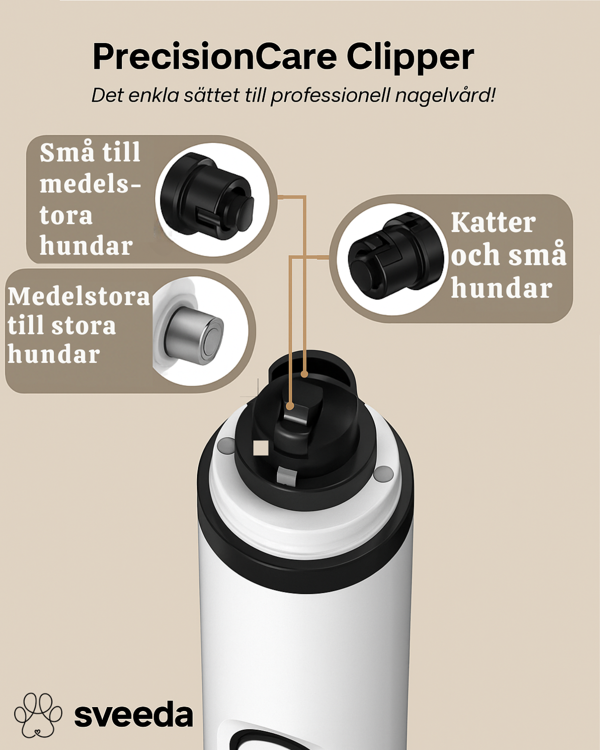 PrecisionCare Clipperâą - Klotrimmer med lampa