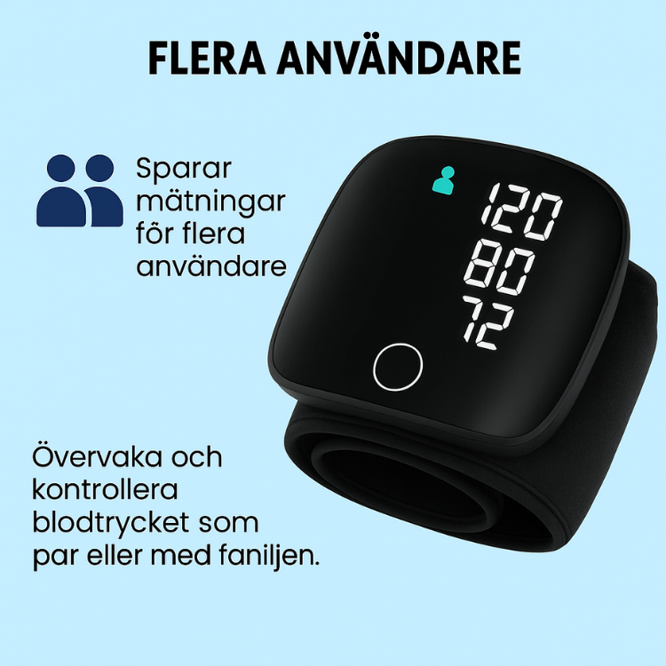 TryckSmart | Blodtrycksmätare med hög noggrannhet