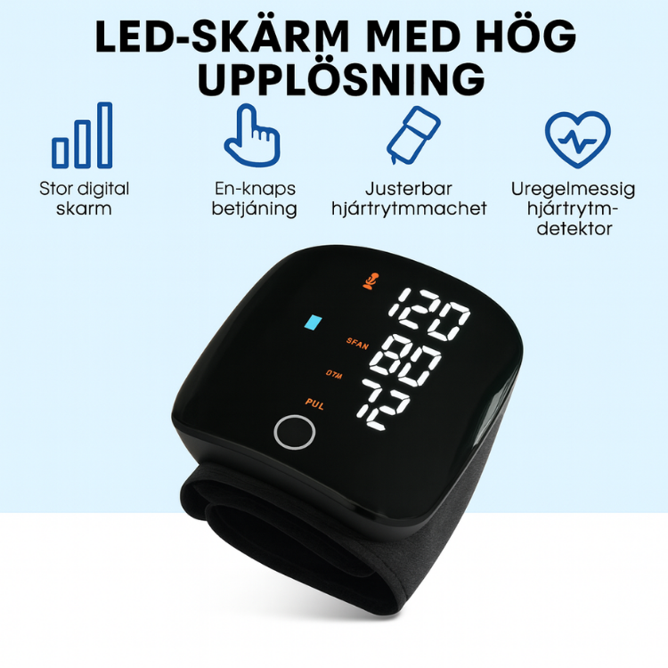 TryckSmart | Blodtrycksmätare med hög noggrannhet