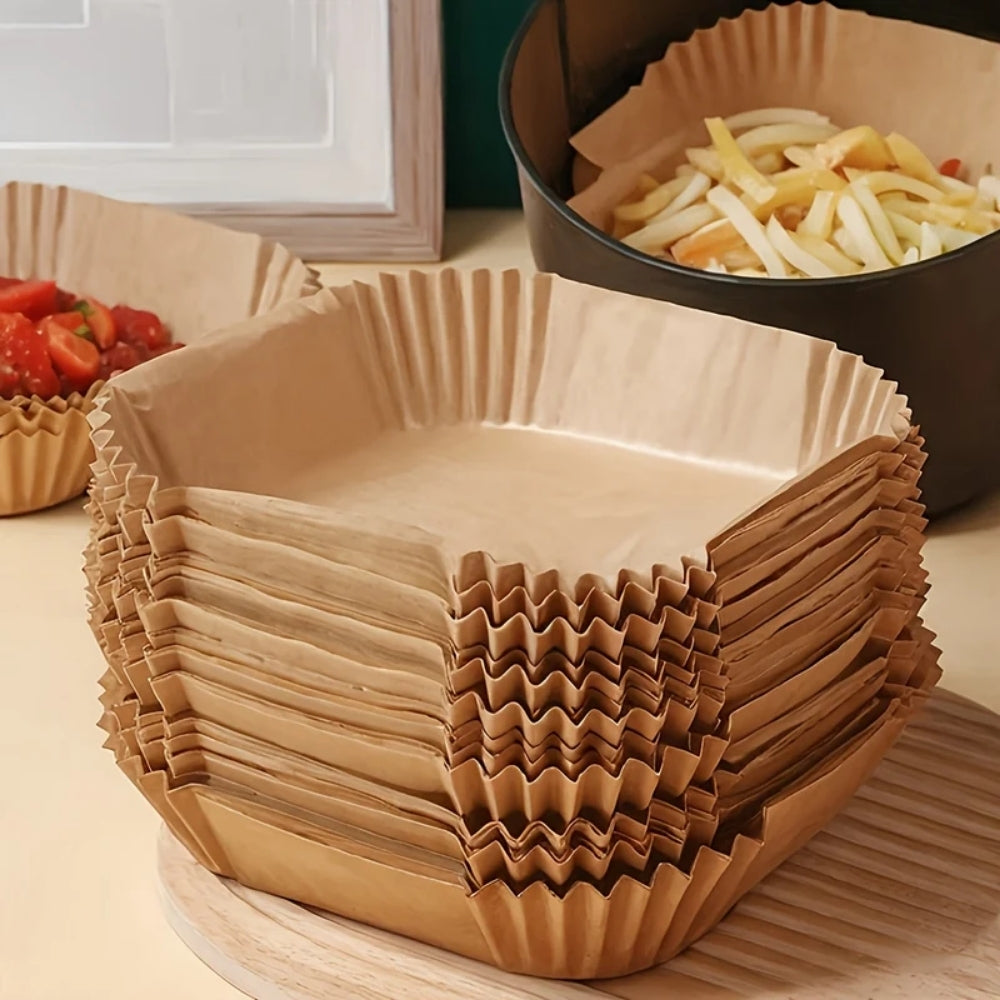 AirMate™ Luftfritös Pappersinsatser | Non-stick, Smutsfri Matlagning