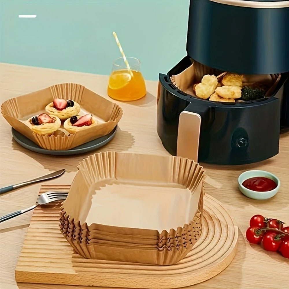AirMate™ Luftfritös Pappersinsatser | Non-stick, Smutsfri Matlagning