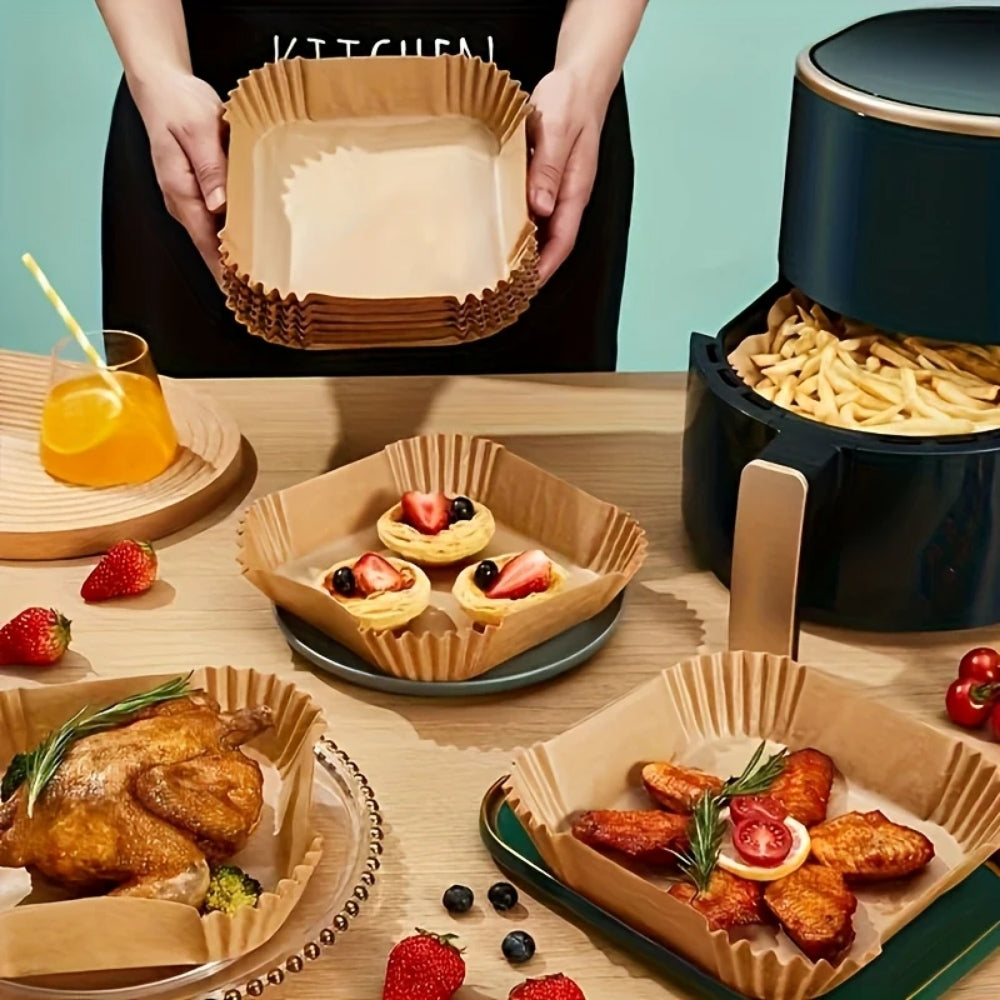 AirMate™ Luftfritös Pappersinsatser | Non-stick, Smutsfri Matlagning