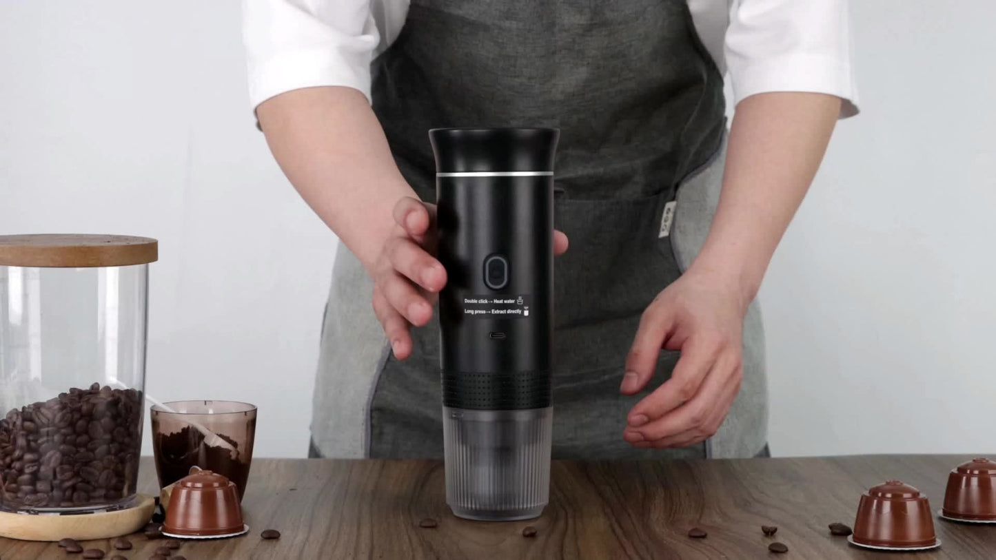MiniBarista Go™ | Espressobryggare, 20 bars tryck för varm- och kallbryggt kaffe