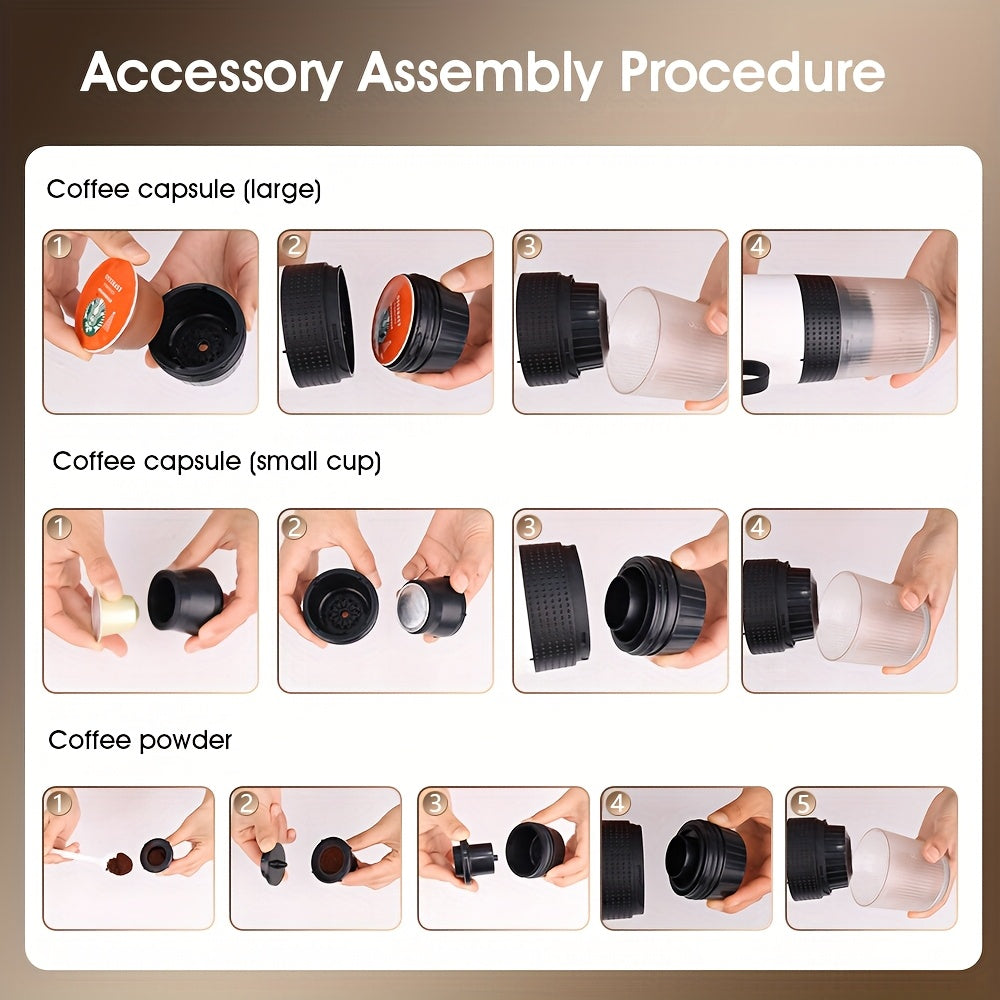 MiniBarista Go™ | Espressobryggare, 20 bars tryck för varm- och kallbryggt kaffe