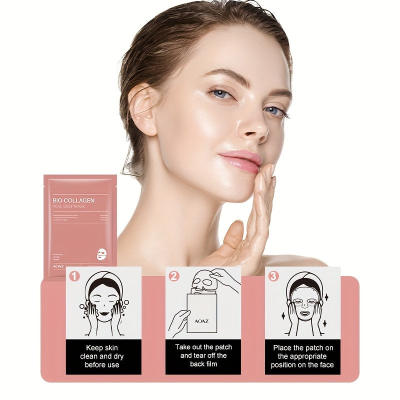 HydraCare™ Bio-Collagen Mask | Omedelbar Återfuktning och Synlig Hudförnyelse