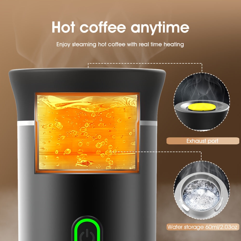 MiniBarista Go™ | Espressobryggare, 20 bars tryck för varm- och kallbryggt kaffe