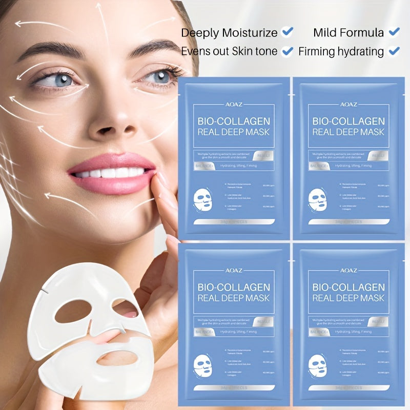 HydraCare™ Bio-Collagen Mask | Omedelbar Återfuktning och Synlig Hudförnyelse
