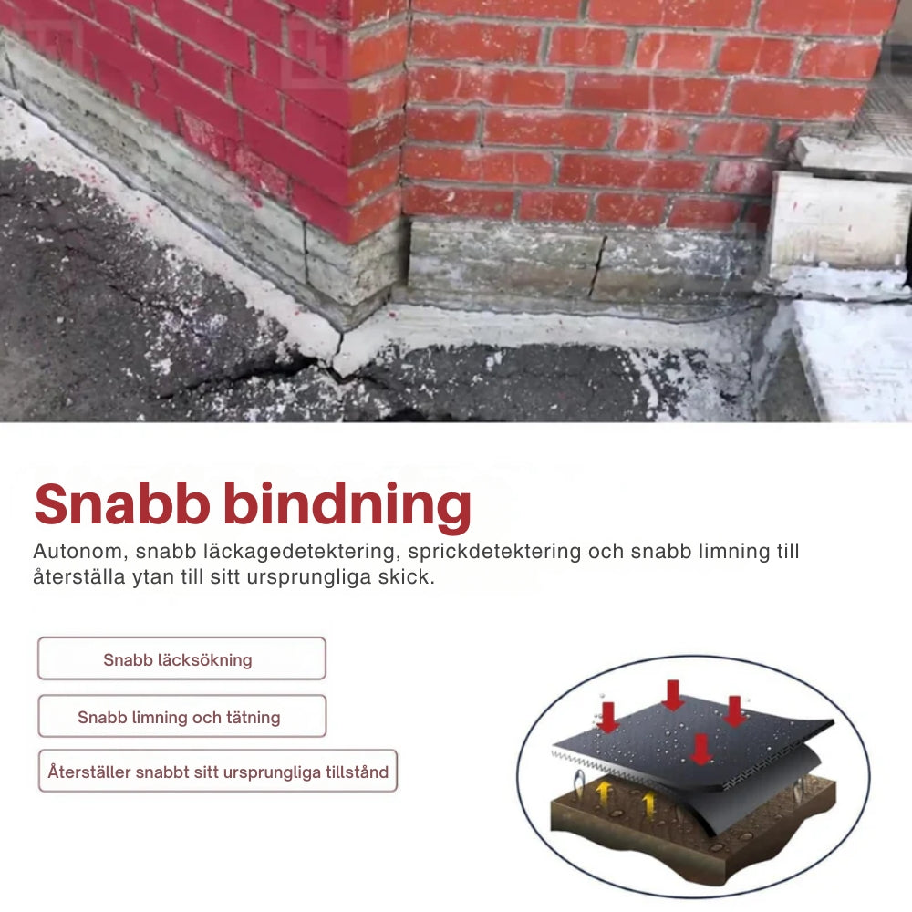 LeakRepair™ | Tätar Alla Läckor. På en Blinkning av ett Öga.