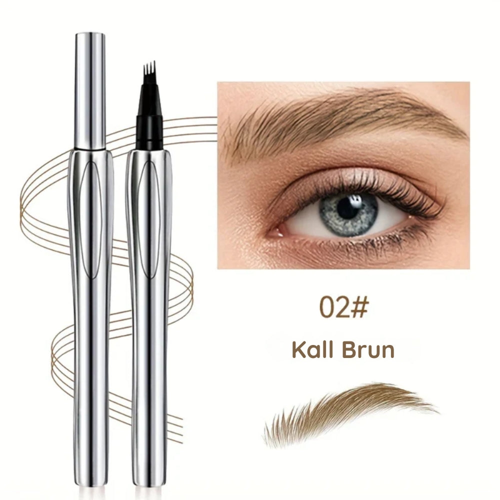 Brow Perfect™ 4-Spetsig Vattentät Mikrobladspenna