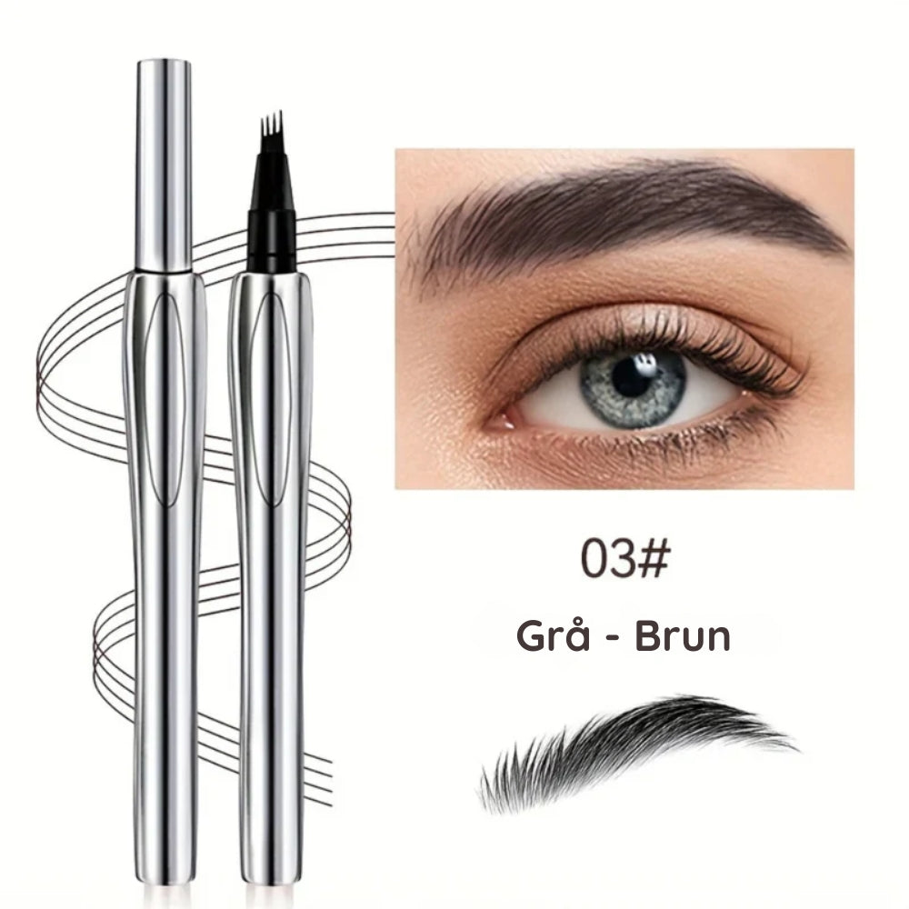 Brow Perfect™ 4-Spetsig Vattentät Mikrobladspenna