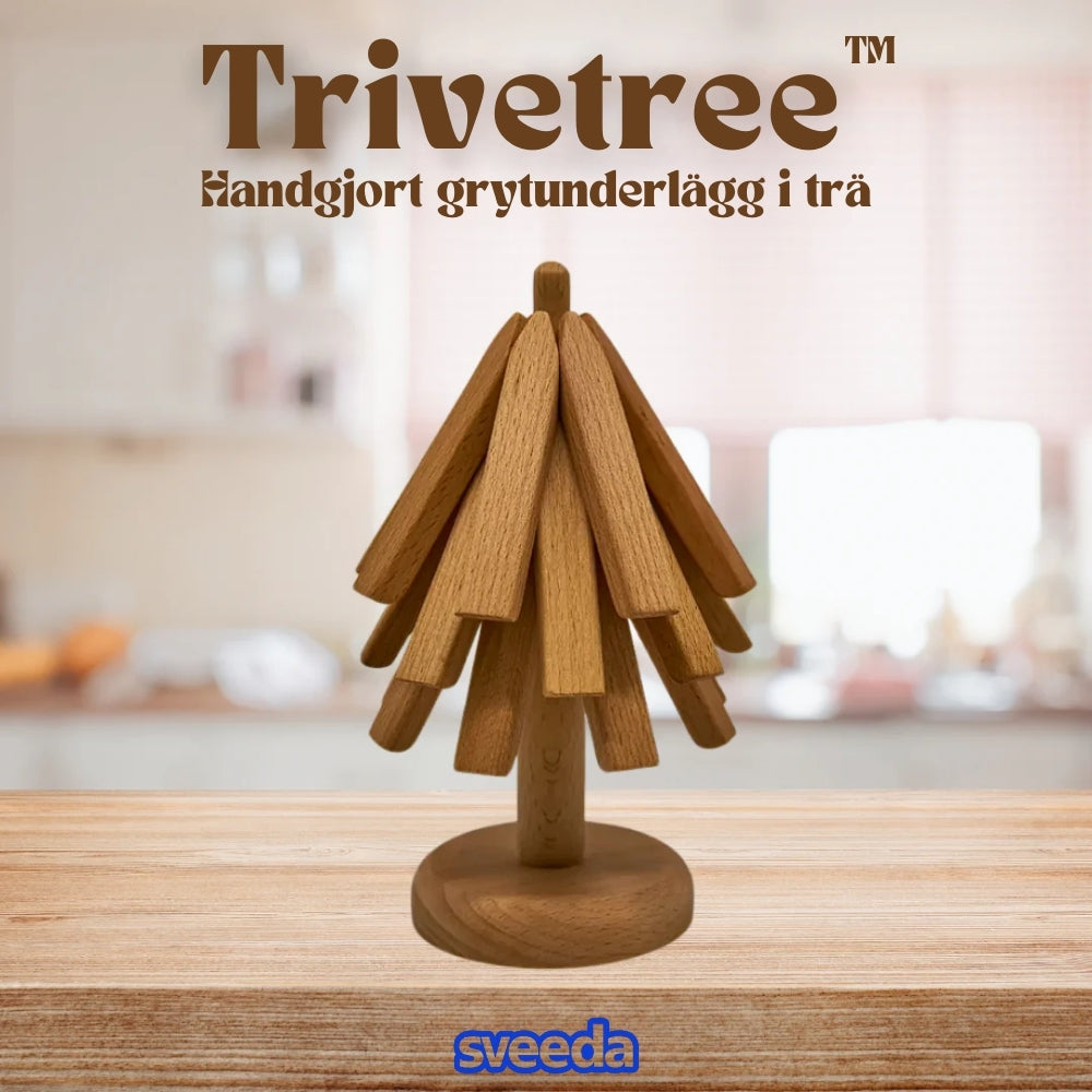 Trivetree™ – Träunderlägg & Värmetålig Bordsmatta