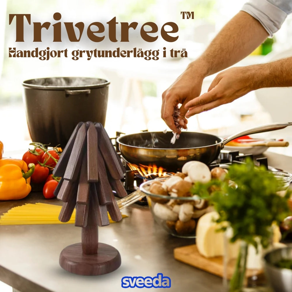 Trivetree™ – Träunderlägg & Värmetålig Bordsmatta