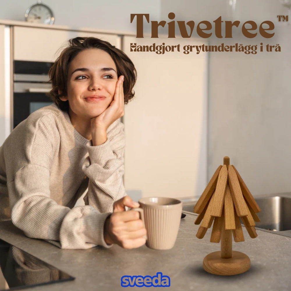 Trivetree™ – Träunderlägg & Värmetålig Bordsmatta