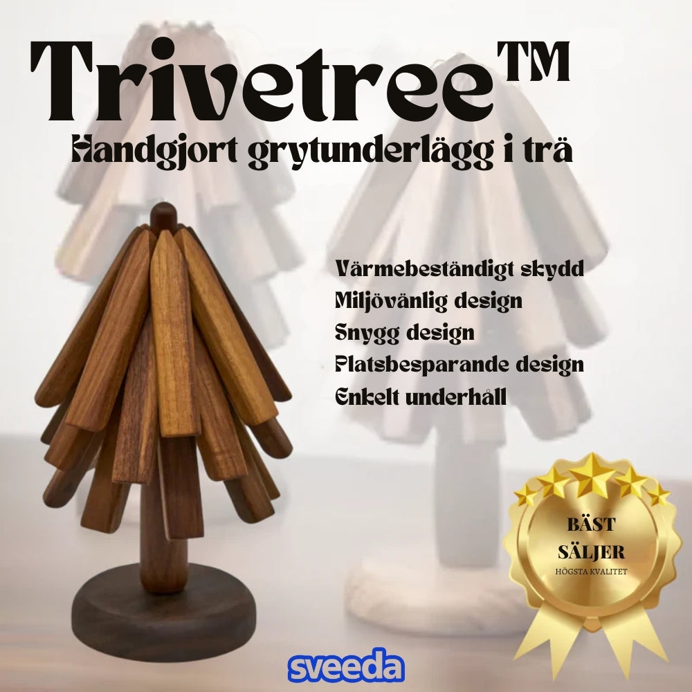 Trivetree™ – Träunderlägg & Värmetålig Bordsmatta
