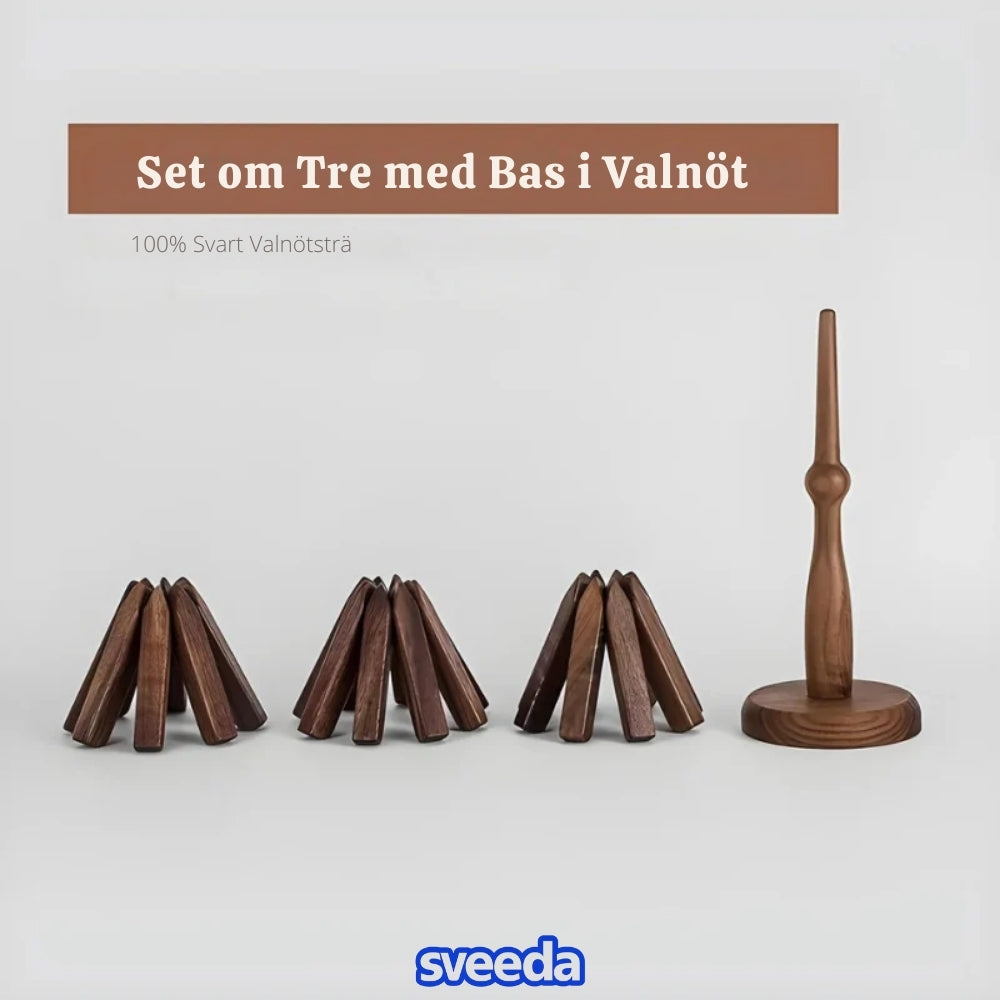 Trivetree™ – Träunderlägg & Värmetålig Bordsmatta