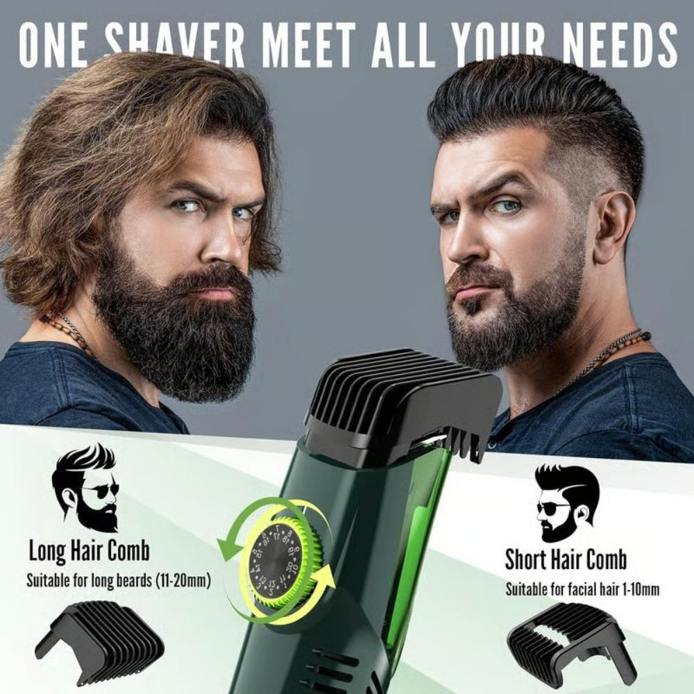 VacuTrim PRO™ Skägg- och Hårtrimmer med Vakuum