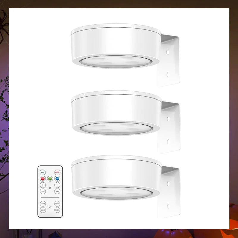 GlowFlex – Magnetisk Multifunktionell Trådlös Vägglampa (3-pack)