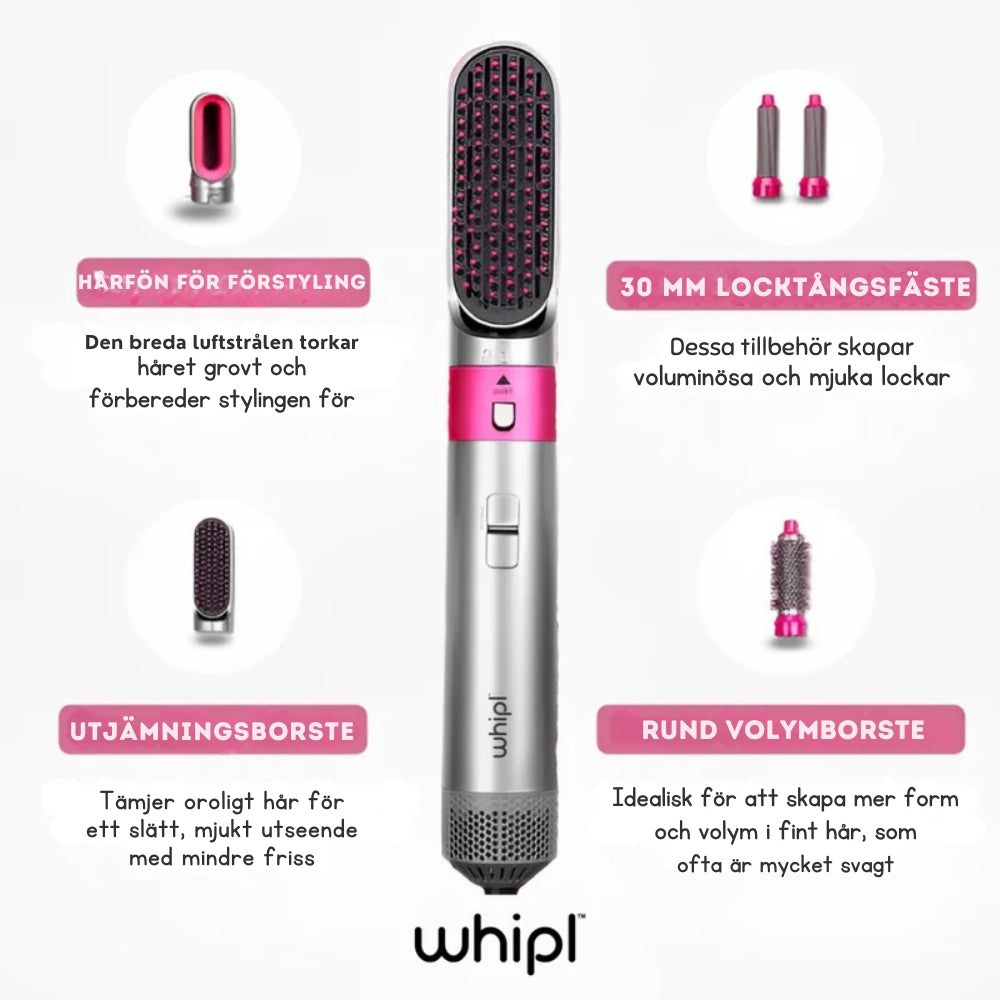 Whipl™ AirStyler + GRATIS opzetstycken