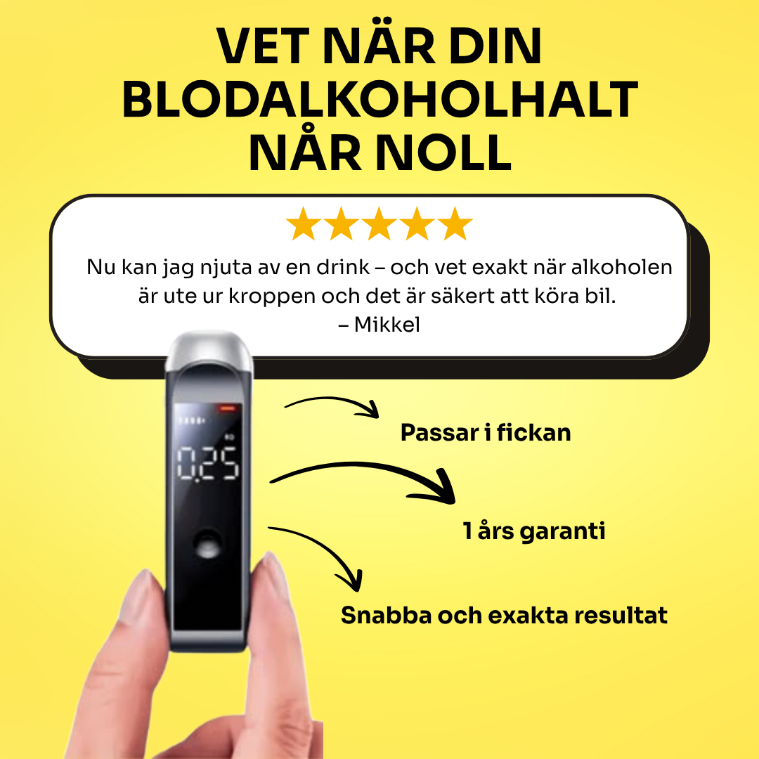 AlkoKoll | Högprecision Alkotest för bilförare 🚗