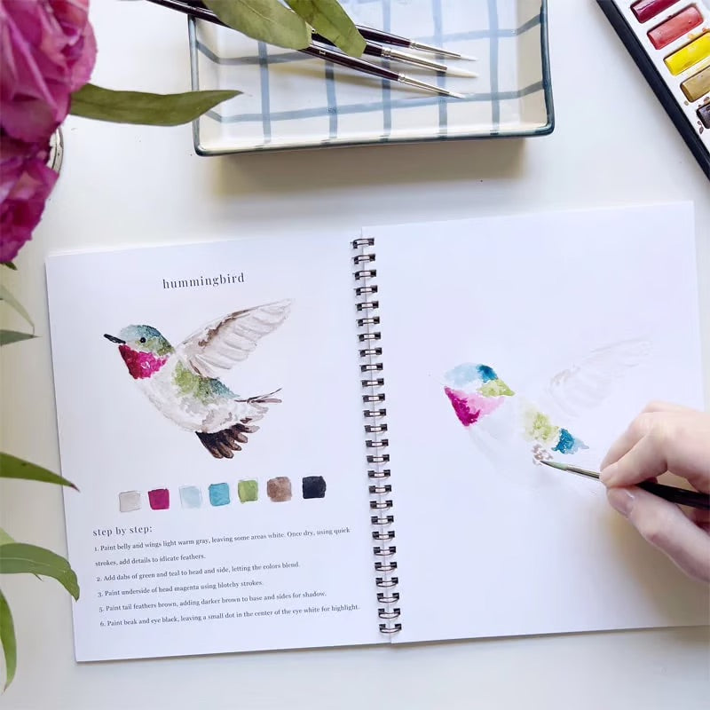 Akvarellique | Tänd din kreativitet med vår roliga arbetsbok för akvarell!