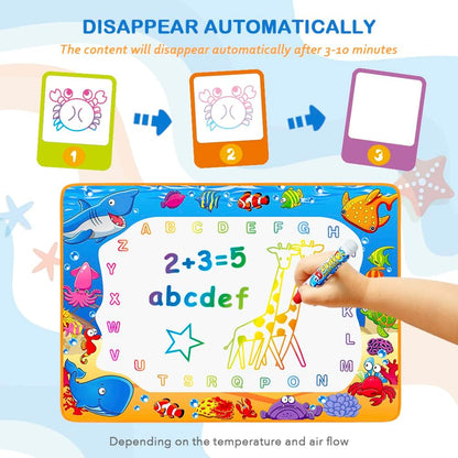 Water Doodle Mat Magic™ Pedagogisk och Kladdfri Underhållning