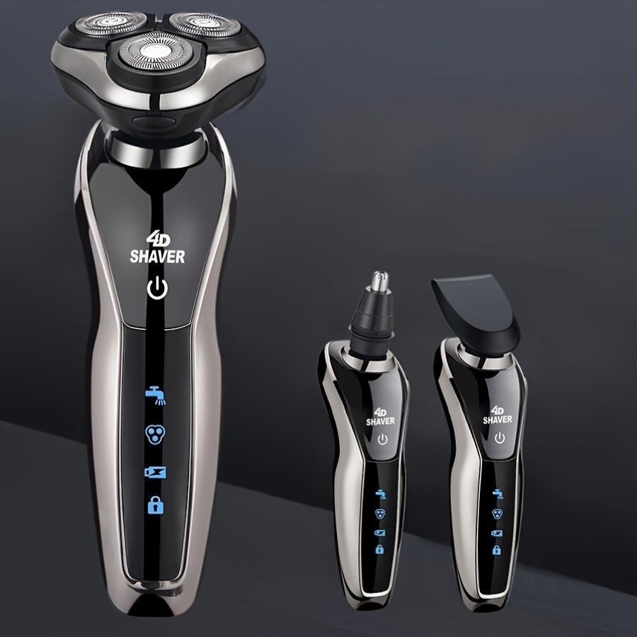 4D 3-i-1 Rakapparat, Trimmer och Näsklippare