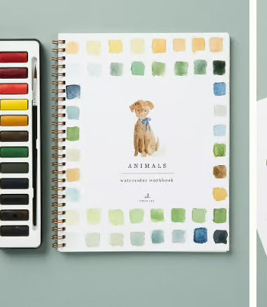Akvarellique | Tänd din kreativitet med vår roliga arbetsbok för akvarell!