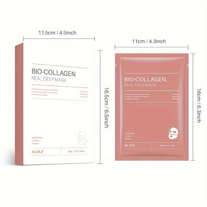 HydraCare™ Bio-Collagen Mask | Omedelbar Återfuktning och Synlig Hudförnyelse