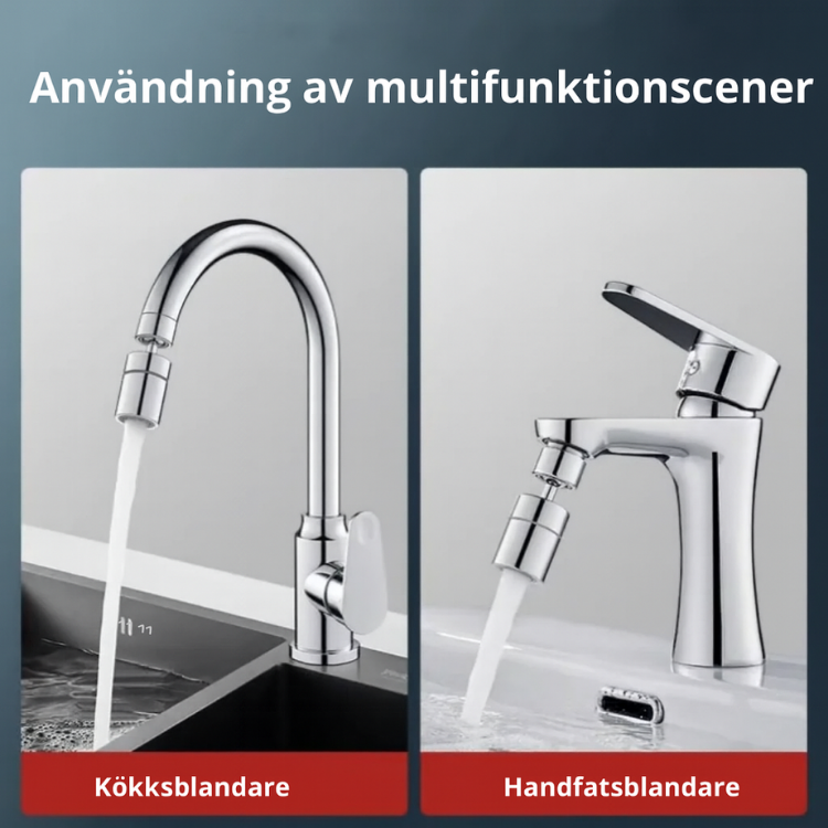 FlexiStröm | 360-graders kranutlopp