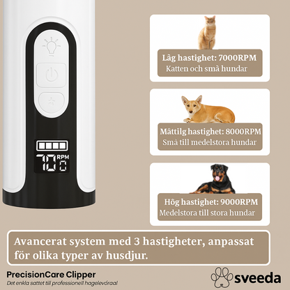 PrecisionCare Clipper™ - Klotrimmer med lampa