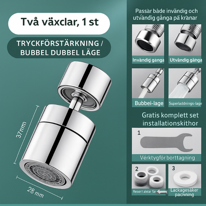 FlexiStröm | 360-graders kranutlopp