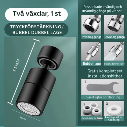 FlexiStröm | 360-graders kranutlopp