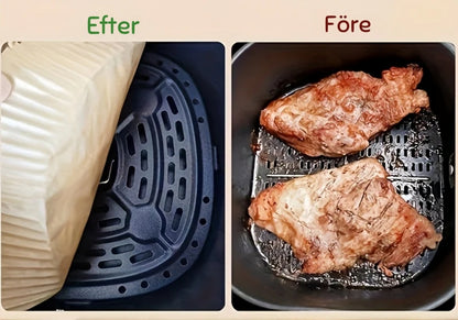 AirMate™ Luftfritös Pappersinsatser | Non-stick, Smutsfri Matlagning