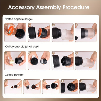 MiniBarista Go™ | Espressobryggare, 20 bars tryck för varm- och kallbryggt kaffe