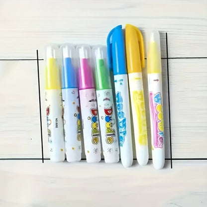 ColorQuest™ Återanvändningsbar Vattenfärgsbok | Oändlig Kreativitet