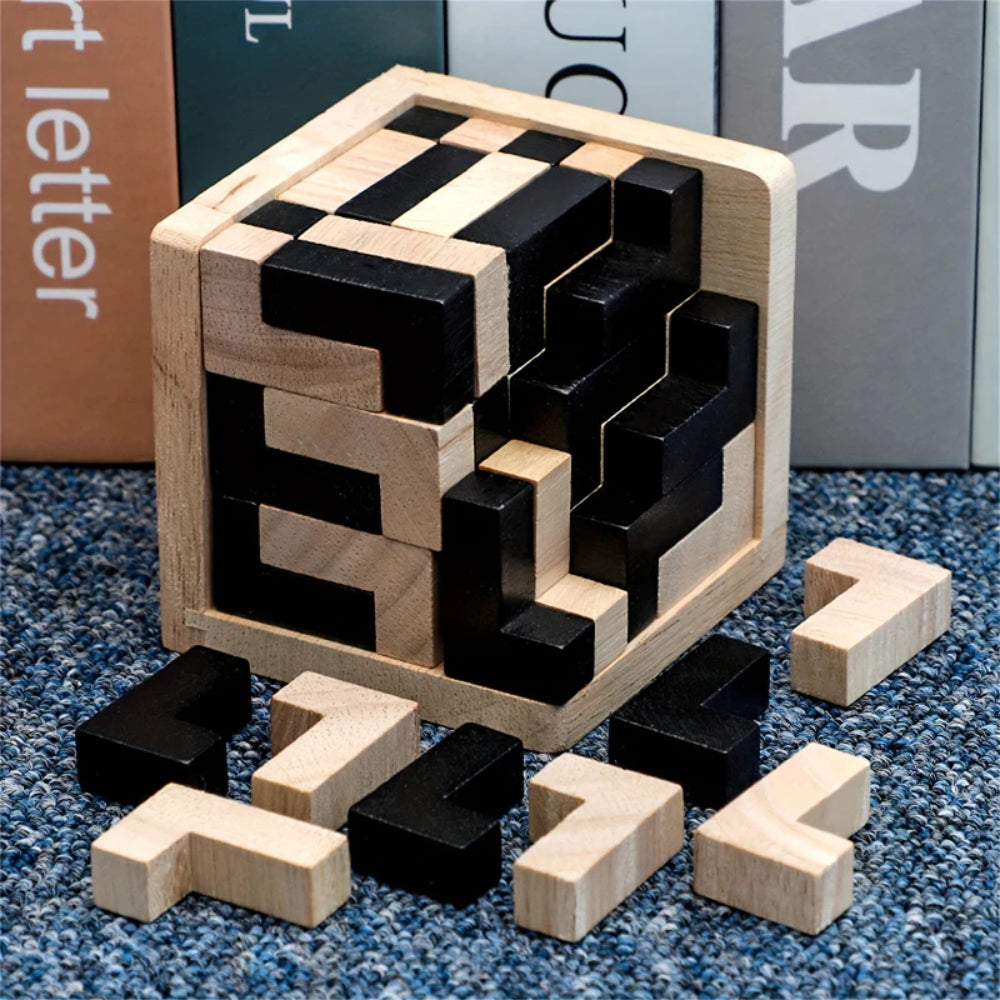 Cube Logic™ – 54-Delars 3D Pussel IQ-Utmaning