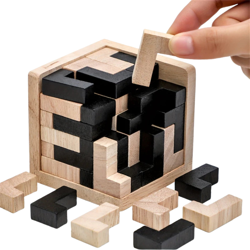 Cube Logic™ – 54-Delars 3D Pussel IQ-Utmaning