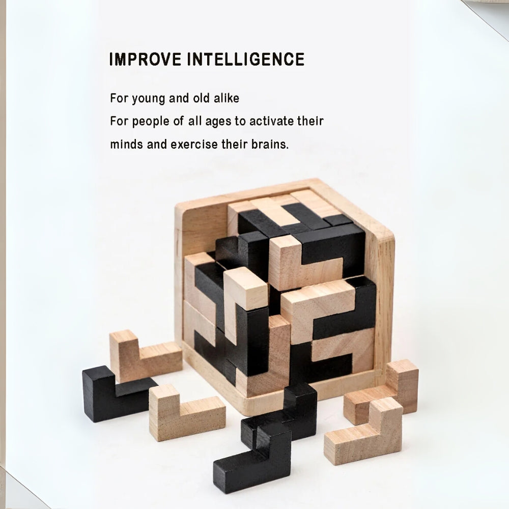Cube Logic™ – 54-Delars 3D Pussel IQ-Utmaning