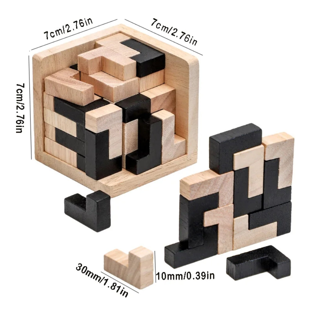 Cube Logic™ – 54-Delars 3D Pussel IQ-Utmaning