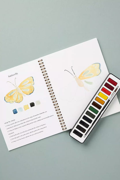Akvarellique | Tänd din kreativitet med vår roliga arbetsbok för akvarell!