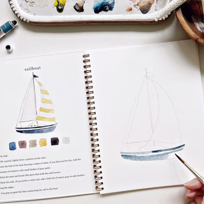 Akvarellique | Tänd din kreativitet med vår roliga arbetsbok för akvarell!