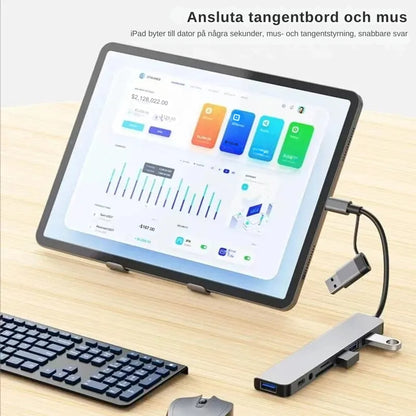 Fusion™ 8-i-2 USB-hubb - anslut allt i ett enda drag