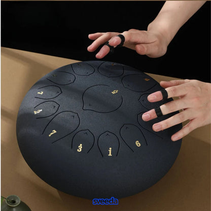 HarmoniOas™ Handpan Drum - Magiskt klangskalsljud för vila och meditation