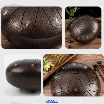 HarmoniOas™ Handpan Drum - Magiskt klangskalsljud för vila och meditation