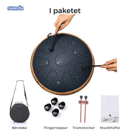 HarmoniOas™ Handpan Drum - Magiskt klangskalsljud för vila och meditation